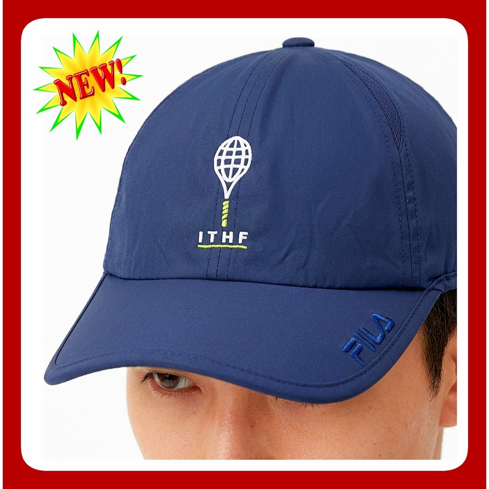 Fila ITHF International Tennis Hall of Fame Navy Blue Performance Cap NWOT
